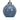 Blue glass paradise pendant ceiling lamp - Craftkriti
