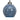 Blue glass paradise pendant ceiling lamp - Craftkriti
