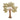 Metal 18 Leafs Golden Tree With LED Wall Art - Craftkriti