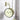 Golden metal antique railway wall clock - Craftkriti
