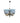 Blue glass ceiling pendent chandelier - Craftkriti