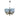 Blue glass ceiling pendent chandelier - Craftkriti