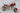 Red Metal Table Clock Bike Showpiece - Craftkriti