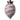 Red mosaic glass love pendant ceiling lamp - Craftkriti