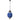 Blue mosaic glass pendant ceiling lamp - Craftkriti