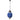 Blue mosaic glass pendant ceiling lamp - Craftkriti