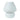 White glass handmade mushroom table lamp - Craftkriti