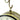 Golden metal antique railway wall clock - Craftkriti