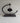 Metal Half Cut Table Clock Black - Craftkriti