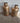 Metal Golden jali container set of 2 - Craftkriti