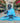 21 Inch Black Blue Buddha Samadhi Statue