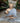 21 Inch Grey Golden Buddha Samadhi Statue