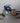Metal Blue Bike Clock - Craftkriti
