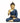 Katora Budha Blue Golden Statue