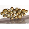 Golden Acid Dome Metal Wall Art - Craftkriti