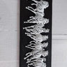 White Horse on Wooden base Metal Wall Art - Craftkriti