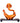 Orange Hawa Ganesha Table Decor Showpiece