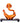 Orange Hawa Ganesha Table Decor Showpiece