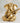 Golden Ganesha Playing Sitar Table Decor Showpiece