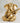 Golden Ganesha Playing Sitar Table Decor Showpiece