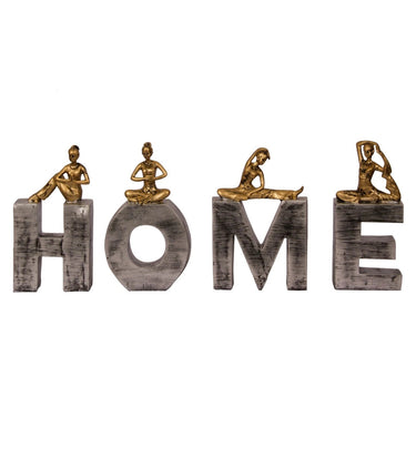 HOME Yoga Figures Table Decor Showpiece