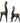 Long Neck Horses Table Decor Showpiece