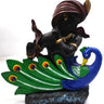 Lord Krishna With Peacock Table Decor Showpiece - Craftkriti