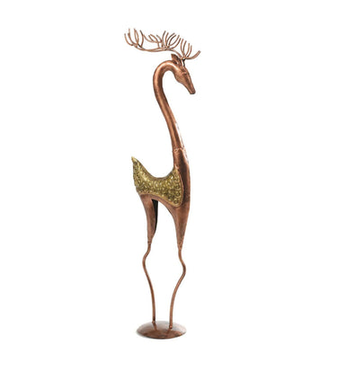 Metal Deer Set Of Two Showpiece