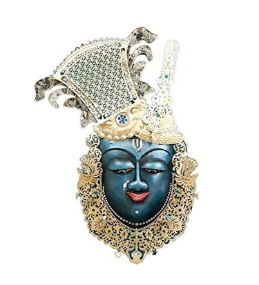 Metal Shreenathji LED Wall Art