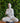 White Colour Buddha Polyresin Statue