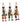 Multicolour V Shape Jhulla Three Musicians Hanging Metal Wall Art