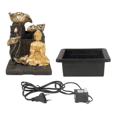 Buddha 11 inch Water Fountain Table Decor Showpiece
