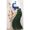 Metal LED peacock wall decor - Craftkriti