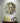 Green Golden Leaf Metal Wall Clock