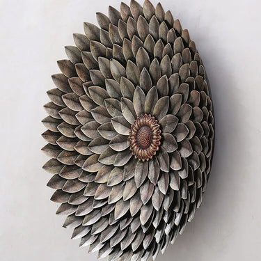 Sun Flower Metal Wall Flower - Craftkriti