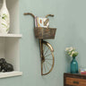 Golden Metal cycle wall art decor - Craftkriti