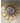 Golden Big Leaf Metal Wall Mirror