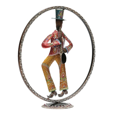 Metal Multicolour Figurine Table Decor - Craftkriti