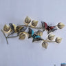 Metal Multicolour Butterfly Wall Decor Led Wall Art - Craftkriti