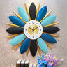 Blue Metal Wall Clock - Craftkriti