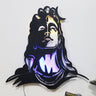Black Metal Mahadev With Led Wall Art - Craftkriti