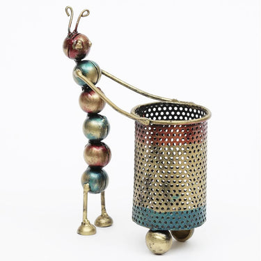 Metal Ant Multicolour Pen Stand
