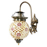 Golden colour beautiful  mosaic wall lamp - Craftkriti
