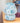 Blue glass traditional mosaic table lamp - Craftkriti