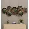 Brown metal dome LED wall art - Craftkriti