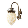 Beautiful yellow mosaic wall lamp - Craftkriti