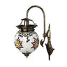 Turkish multicolour beads mosaic wall lamp - Craftkriti