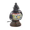 Mosaic multicolour table and hanging lantern - Craftkriti