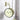 Golden metal antique railway wall clock - Craftkriti