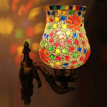 Beautiful borka glass wall lamp - Craftkriti